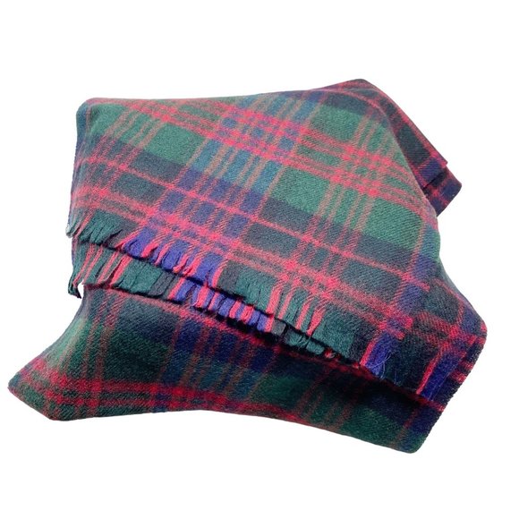 day of the unicorn Accessories - Scarfs by day of the unicorn Holiday Plaid Fringe